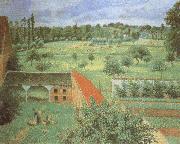 Camille Pissarro View from the Artist-s Window at Eragny oil painting picture wholesale